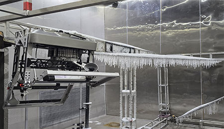 lose the track and clamp the ice layer.